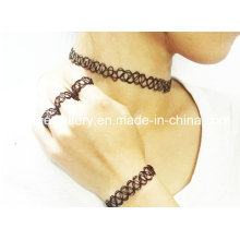 Tattoo Choker Necklace Set/Fashion Jewelry/Fish Wire Necklace (XJW13519)